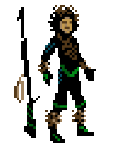 Kiviuk 8-bit character design